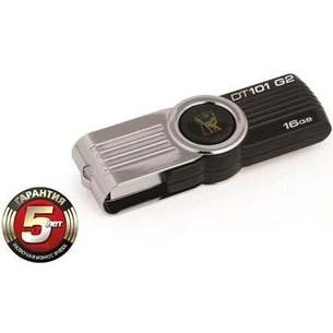 USB флеш накопичувач Kingston 16Gb DataTraveler 101 G2 (DT101G2/16GB) зображення 1