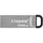 USB флеш накопичувач Kingston 256GB DT Kyson Silver/Black USB 3.2 (DTKN/256GB) - зменшене зображення 1
