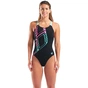 Купальник Arena Graphic Swimsuit Swim Pro L 010809-580 чорний, блакитний, рожевий 36 (3468337757405) - уменьшенное изображение 1