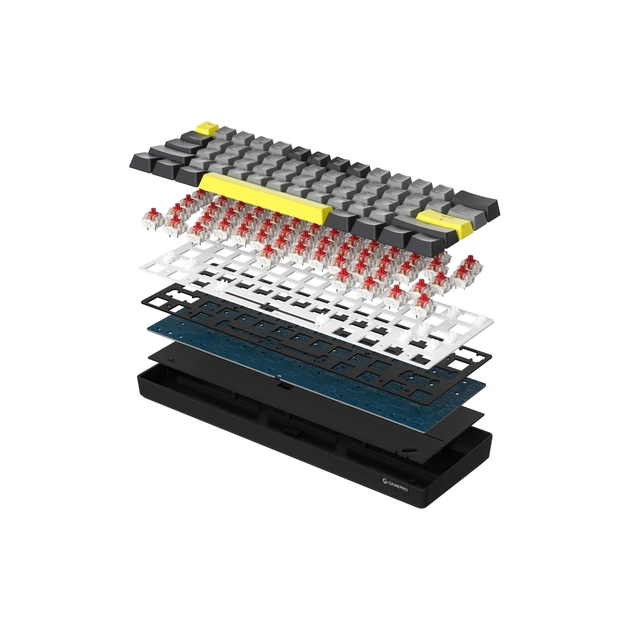 Клавіатура GamePro MK130G Pro Outemu Red Switch Hot-Swap 60 RGB USB/Wireless/Bluetooth Black (MK130G Pro) - picture 4