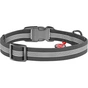Нашийник для тварин WAUDOG Waterproof пластикова пряжка M Ш 20 мм Д 28-40 см сірий (261511) - зменшене зображення 2