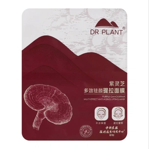 Маска для обличчя Dr. Plant Ganoderma Multi-Effect Anti-Aging Lifting Mask Ліфтинг маска-корсет З екстрактом рейші 1 шт. (6959436323440) зображення 1