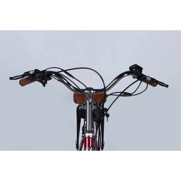 Електровелосипед Dorozhnik 26" eRUBY DD FR рама-17" 36B 13А*г 500Вт 2026 бордовий (ELB-D-26-301) - picture 6