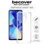 Чохол до мобільного телефона BeCover Anti-Shock Infinix Hot 40 (X6836) Clear (710606) - зменшене зображення 6