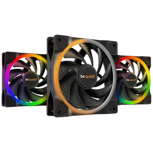 Кулер до корпусу Be quiet! Light Wings 140mm PWM high-speed 3 pcs (BL079) зображення 1