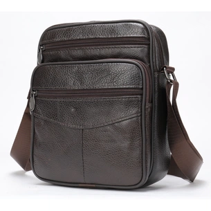 Сумка Vintage Шкіряна Коричнева (20346) зображення 1