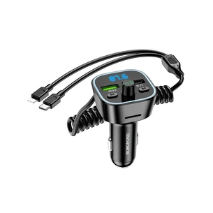 FM модулятор BOROFONE BC45, Black, Box (BC45) зображення 1