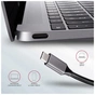 Концентратор AXAGON USB-C to 2xUSBA + HDMI + SD/microSD + USB-C PD 100W 0.2m grey (HMC-5) - зменшене зображення 7