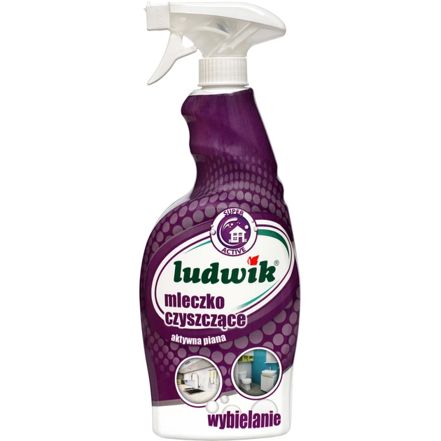 Спрей для чищення кухні Ludwik Super Active молочко 750 мл (5900498004106) - изображение 1