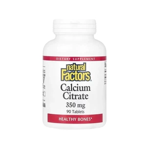 Минералы Natural Factors Кальций цитрат, 350 мг, Calcium Citrate, 90 таблеток (NFS-01611) изображение 1