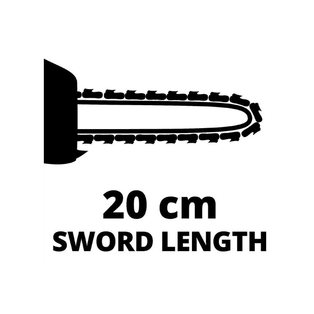 Ланцюгова пила Einhell висоторіз GC-EC 7520 T, 750 Вт, шина 20 см, 178-257 см (4501240) - picture 11