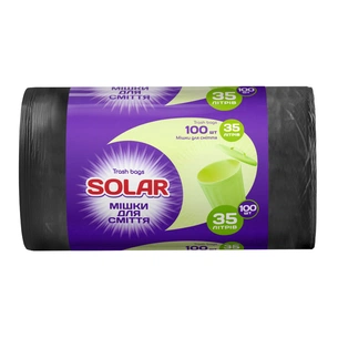 Пакети для сміття Solar Household 35 л 100 шт. (4820269930056) зображення 1