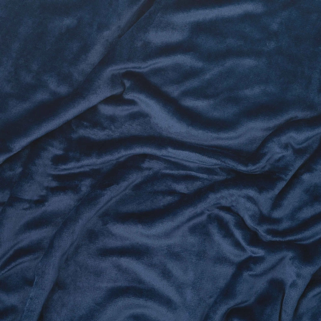 Плед Ardesto Sherpa 100% поліестер, синій темний 160х200 см (ART0204SH) - изображение 4