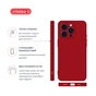 Чохол до мобільного телефона Intaleo SoftShell Apple iPhone 16 Pro Max Red (1283126609343) - зменшене зображення 4