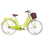 Велосипед Дорожник 28" COMFORT RETRO PH рама-19" 2019 салатовий, багажник + кошик (OPS-D-28-147) - зменшене зображення 1