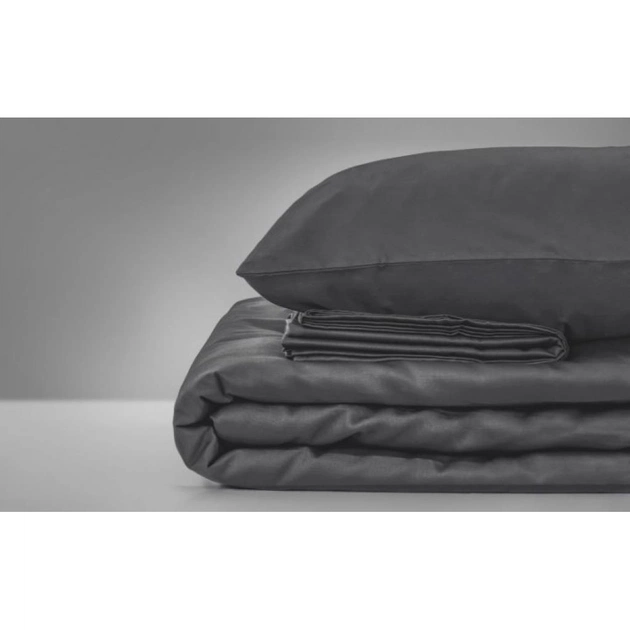 Постільна білизна MirSon King Size Сатин Premium 0240 Iron grey 220х240 (2200001169647) - изображение 1