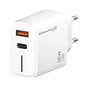 Зарядное устройство Grand-X GaN 1xUSB-C + 1xUSB QC3.0 45W white (CH-460W) - уменьшенное изображение 1