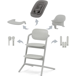 Стілець для годування Cybex Lemo 4в1 Suede Grey (521003215) зображення 1