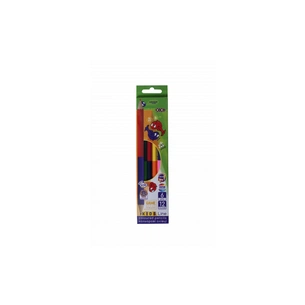 Карандаши цветные ZiBi Kids line Double 6 шт. 12 цветов (ZB.2462) изображение 1