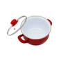 Каструля Interos емаль Бон Апетит 2,1л червона (ІТ-2234С-16) - зменшене зображення 2