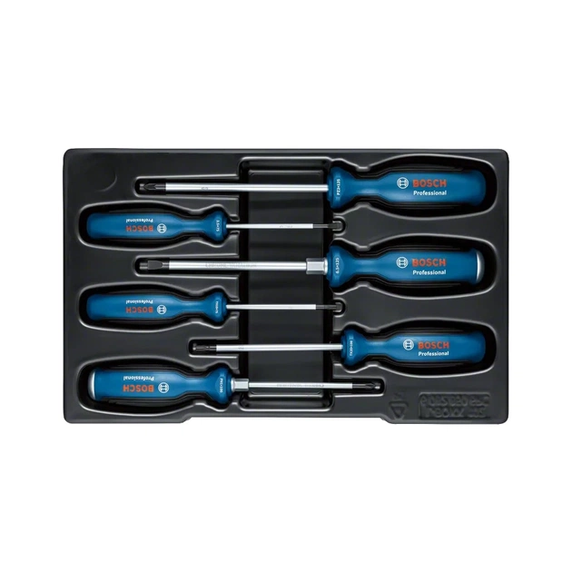 Набір викруток Bosch набір 6шт, SL 3.5, 6.5 мм, Т15х75мм, Т20х100мм, PH1x100мм, PZ2x125 мм (1.600.A02.CV3) - picture 7