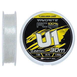 Флюорокарбон Favorite U1 FC 30m 1.75/0.22mm 7.6lb/3.46kg (1693.12.11) зображення 1