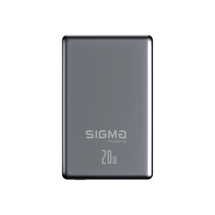 Батарея універсальна Sigma X-power SI05A7QL-MAG 5000mAh, Magnetic wireless 15W, PD, QC, 20Wmax, MagSafe (4827798359419) зображення 1
