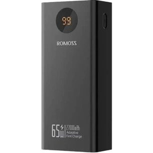 Універсальна мобільна батарея Romoss PEA27S Pro 27000mAh 65W Black (PEA27-282-2111H) зображення 1