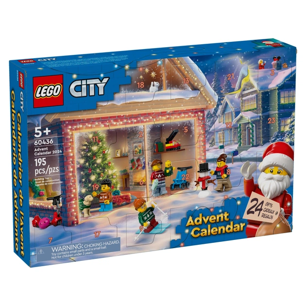 Конструктор LEGO City Різдвяний календар 2024 (60436) - изображение 1