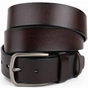 Ремінь Vintage Чоловічий із затемненою пряжкою механіка Коричневий (20315) - зменшене зображення 1