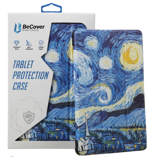 Чехол для планшета BeCover Smart Case Lenovo Tab M10 TB-328F (3rd Gen) 10.1" Night (708295) - изображение 1