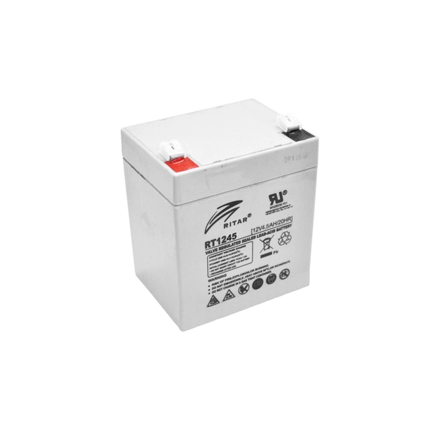 Батарея до ДБЖ Ritar AGM RT1245, 12V-4.5Ah (RT1245) - зображення 1