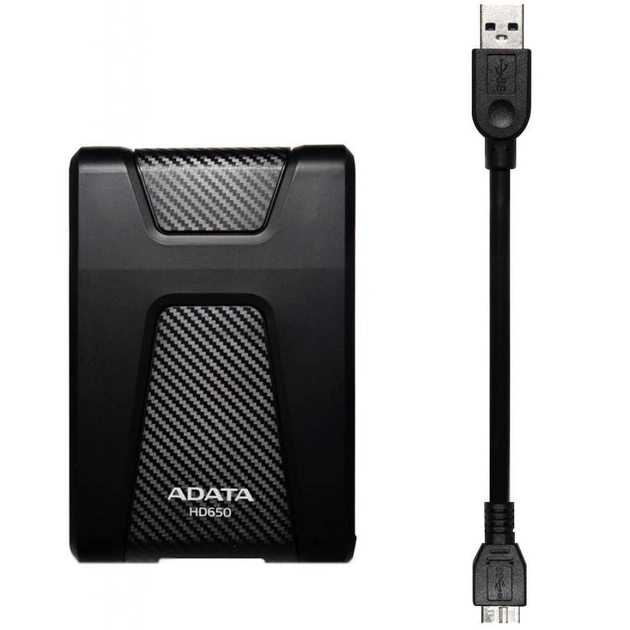 Зовнішній жорсткий диск 2.5" 1TB ADATA (AHD650-1TU31-CBK) - picture 6