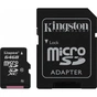 Карта пам'яті 64Gb microSDXC class 10 Kingston (SDCX10/64GB) - зменшене зображення 1