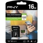 Карта пам'яті PNY flash 16GB microSDHC class 10 UHS-I (SDU16GHIGPER-1-EF) - зменшене зображення 4