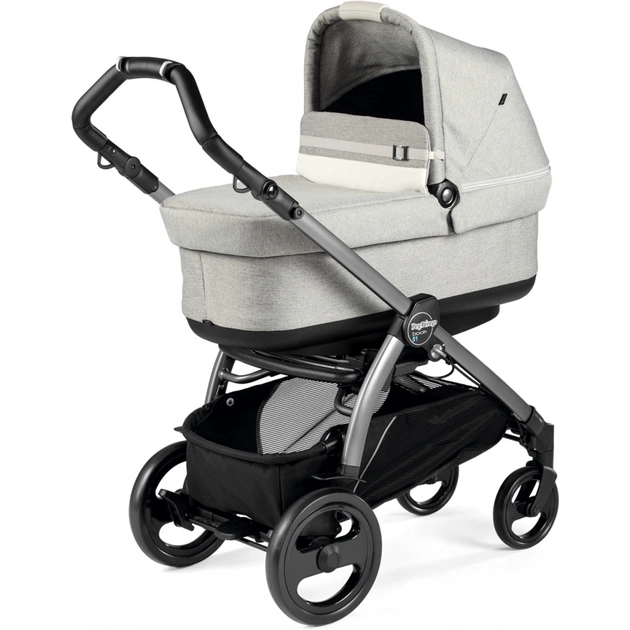 Коляска Peg-Perego 2 в 1 Book 51 Luxe Pure Світло-сіра (PACK01-00000000001) - изображение 1