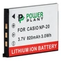 Акумулятор до фото/відео PowerPlant Casio NP-20 (DV00DV1042) - зменшене зображення 1