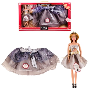 Лялька Emily шарнірна, з спідницею для дитини (QJ095) зображення 1