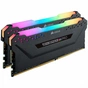 Модуль пам'яті для комп'ютера DDR4 16GB (2x8GB) 3600 MHz Vengeance RGB Pro Black Corsair (CMW16GX4M2Z3600C20) - зменшене зображення 3