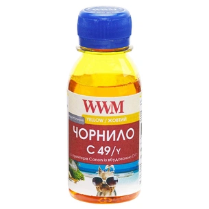 Чорнило WWM Canon GI-490 100г Yellow (C49/Y-2) зображення 1