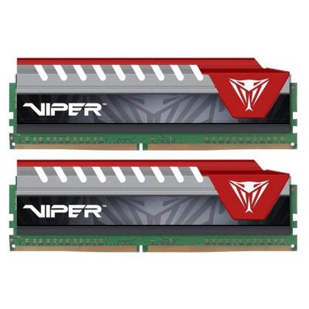 Модуль пам'яті для комп'ютера DDR4 16GB (2x8GB) 2400 MHz Viper Elite Red Patriot (PVE416G240C5KRD) - изображение 1