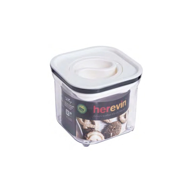 Харчовий контейнер Herevin Canister-Vacuum Lid-White вакумна кришка 0.7 л (161213-004) - зображення 1
