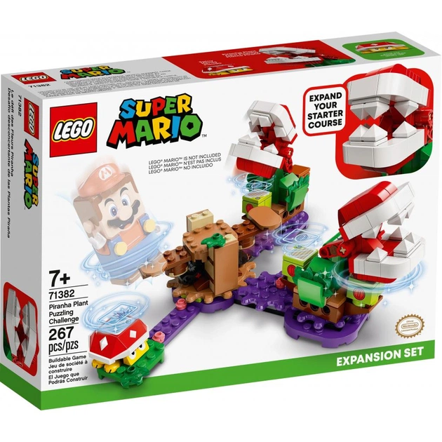 Конструктор LEGO Super Mario Головоломка з рослиною-піранією (71382) - изображение 1