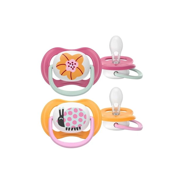 Пустышка Philips AVENT Ultra Air I love... для девочек 6-18 мес (SCF080/04_SCF080/27) - изображение 1