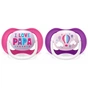 Пустушка Philips AVENT Ultra Air I love… для дівчат, 6-18 міс (SCF080/04) - зменшене зображення 1
