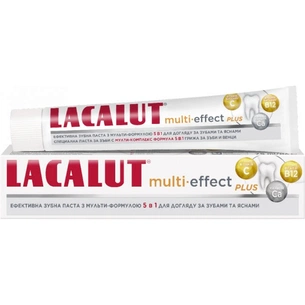 Зубна паста Lacalut Multi-effect Plus 75 мл (4016369661543) зображення 1