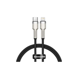 Дата кабель USB-C to Lightning 0.25m 20W Cafule Series Meta black Baseus (CATLJK-01) picture 1