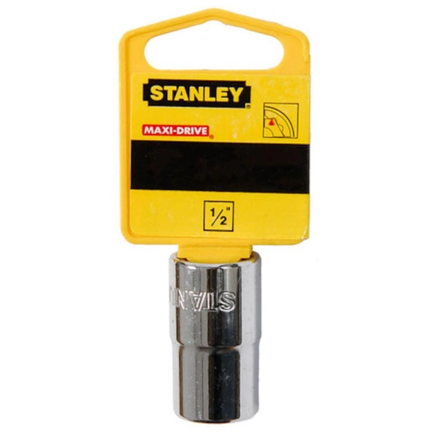 Торцева головка Stanley 1/2" х 16мм, з дванадцятигранним профілем, метрична (4-88-788) - зображення 1