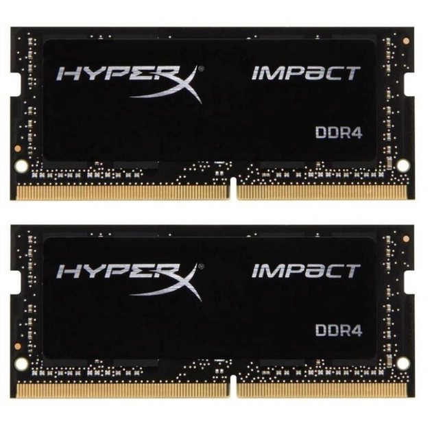 Модуль пам'яті для ноутбука SoDIMM DDR4 64GB (2x32GB) 2400 MHz HyperX Impact Kingston Fury (ex.HyperX) (HX424S15IBK2/64) - зображення 1
