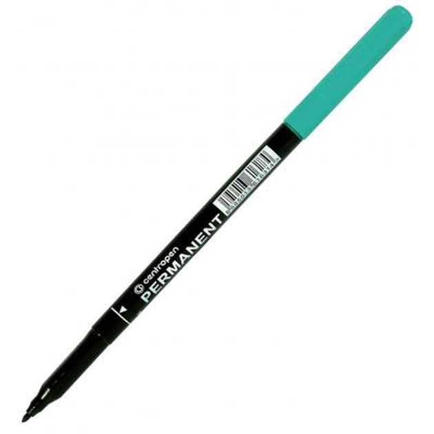 Маркер Centropen Permanent 2536 1 мм green (2536/04) - изображение 1